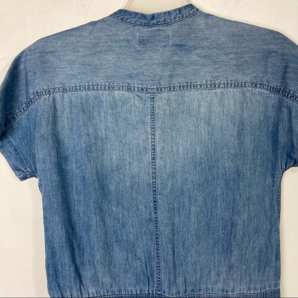 J. Crew Lightweight Denim Chambray Romper 8 - Picture 6 of 10